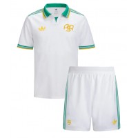 Stroje piłkarskie AS Roma Koszulka Trzeciej dla dzieci 2025-26 Krótki Rękaw (+ szorty)